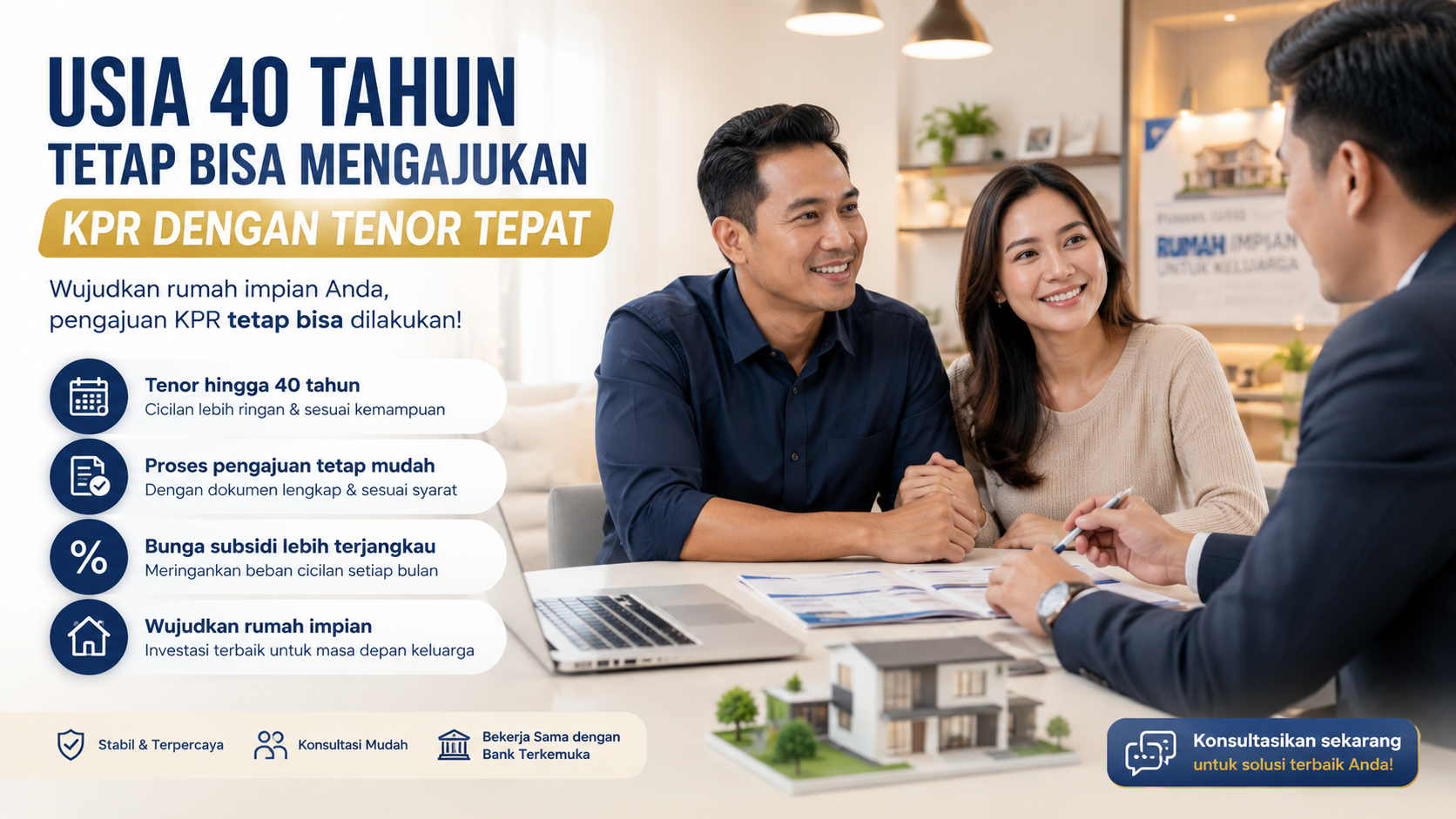 konsultasi pengajuan kpr rumah usia 40 tahun - vista land group