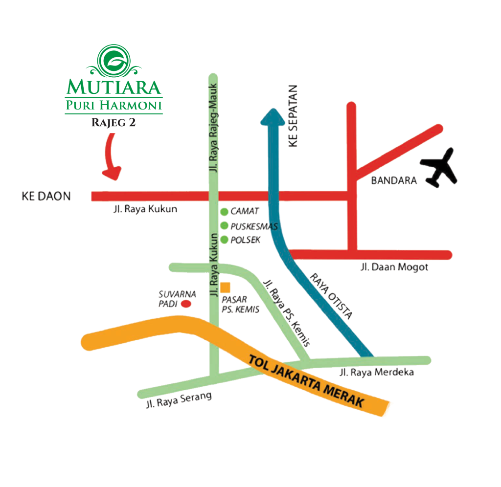 Maps Mutiara Puri Harmoni Rajeg 2