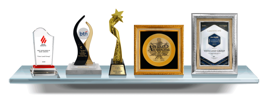 piala penghargaan award vista land group